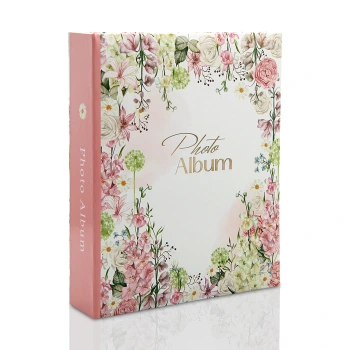 Album na zdjęcia wsuwane Flower Różowy na 200 zdjęć 10x15